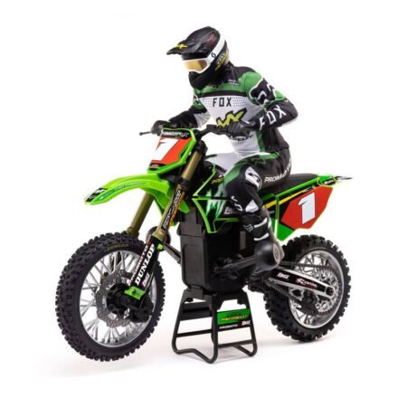 1/4 Promoto-MX Pro Circuit 2S RTR Brushless Motorcycle, Green