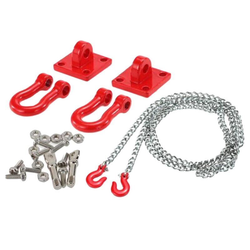 Rc Chain RC Car Tow Hook Trailer Chain, U Shaped Pull Buckle with Chain Hook ...