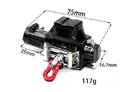 Winch for RC Car TYPE B (75×38.63×44.1mm)