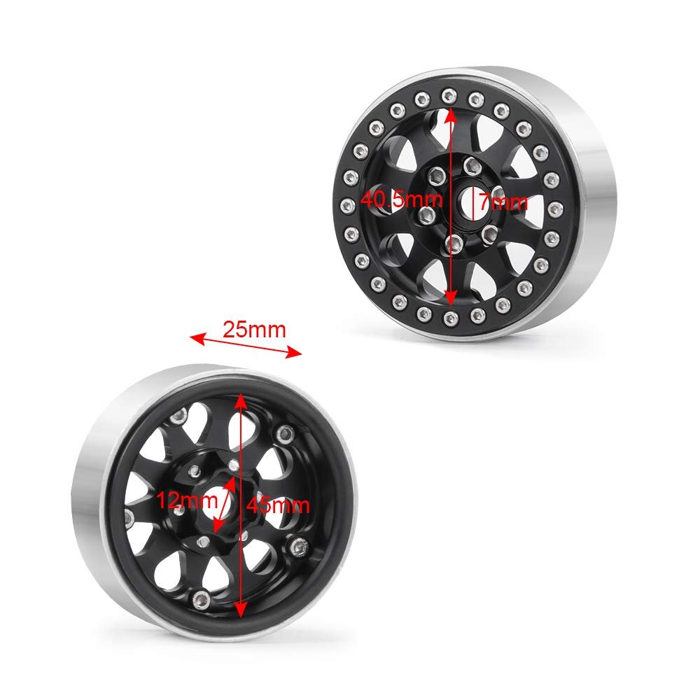 High End Ghost 2.2inch Beadlock Alloy Wheels - Image 5