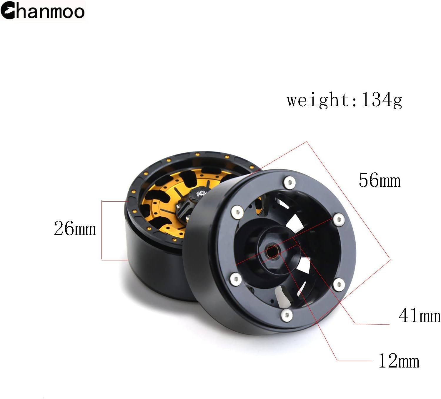 Red Spider 1.9 Beedlock Alloy Wheels || Gold - Image 3