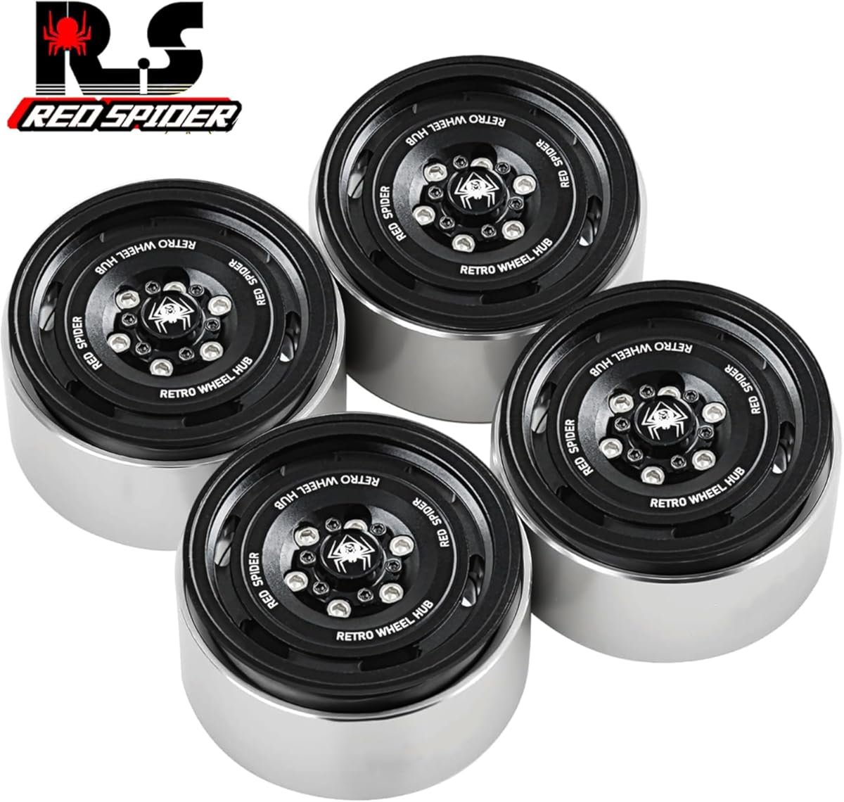 Premium Red Spider 1.9inch Beadlock Alloy wheels - Image 3