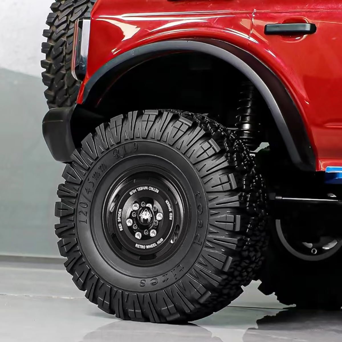 Premium Red Spider 1.9inch Beadlock Alloy wheels - Image 4